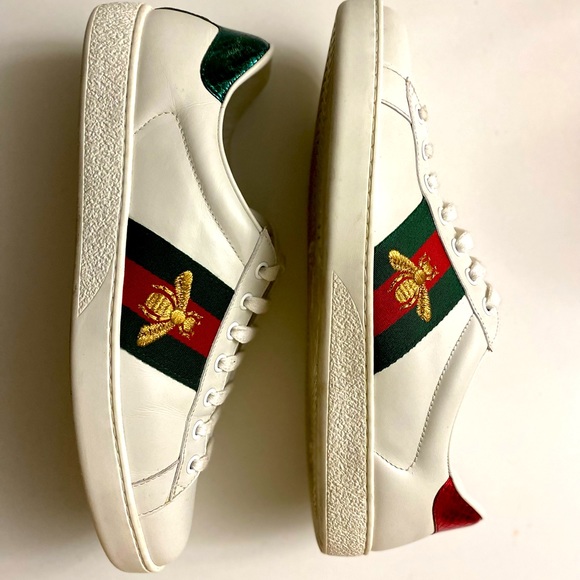 gucci sneakers with bee - Picture 1 of 7